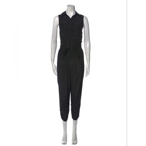 Parker Black V Neck Jumpsuit Size XS